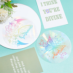 2Pcs 2 Styles PET Rainbow Window Clings Stickers&nbsp;DIY-GF0007-66