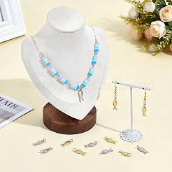 12Pcs 2 Colors Rack Plating Brass Pendants&nbsp;KK-BC0015-86