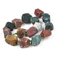 Rough Raw Natural Indian Agate Beads Strands&nbsp;G-F595-I05