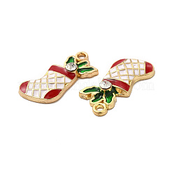 Alloy Enamel Pendants&nbsp;PALLOY-B009-41G