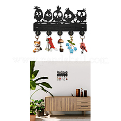 Wood & Iron Wall Mounted Hangers&nbsp;HJEW-WH0055-152