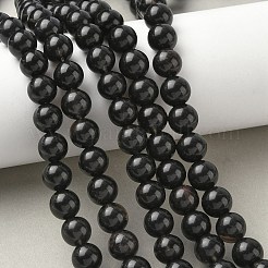 Natural Ice Obsidian Beads Strands&nbsp;G-P590-A02-10mm-01