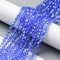Transparent Electroplate Glass Beads Strands&nbsp;LS-GLAA-F029-2mm-C07