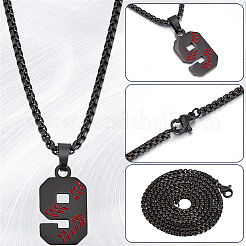 667 Stainless Steel Box Chain Necklaces&nbsp;NJEW-BBC0001-35D-EB