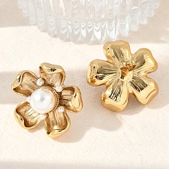 304 Stainless Steel Stud Earrings&nbsp;EJEW-M073-15G