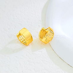 Brass Hollow Heart Hoop Earrings&nbsp;ED4470