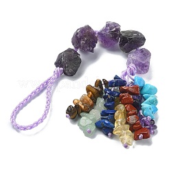 Nuggets Natural Gemstone Pendant Decorations&nbsp;HJEW-JM00992
