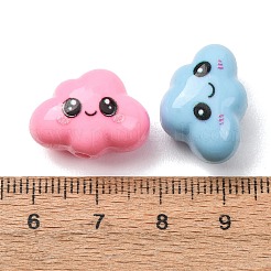 Opaque Printed Acrylic Beads&nbsp;AC-CBAC57E-07
