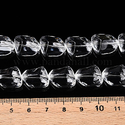 Transparency Glass Beads Strands&nbsp;X-GLAA-T023-15