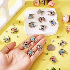 8 Styles Alloy Decorative Rivets&nbsp;BUTT-TA0001-19