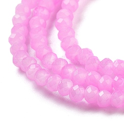 Baking Paint Imitation Jade Glass Bead Strands&nbsp;X-DGLA-A034-J2MM-A44