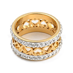 304 Stainless Steel Finger Rings for Women&nbsp;RJEW-Z016-01G