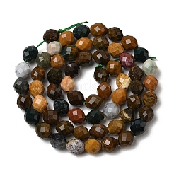 Natural Ocean Jasper Beads Strands&nbsp;G-K376-F17-01