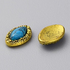 Zinc Alloy Cabochons&nbsp;MRMJ-WH0320-05F-01