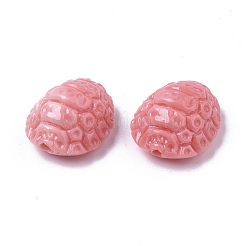 Carved Synthetic Coral Beads&nbsp;CORA-R019-033