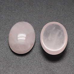 Oval Natural Rose Quartz Cabochons&nbsp;X-G-K020-30x22mm-07