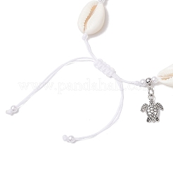 Alloy Turtle Charm Bracelets&nbsp;BJEW-JB11758-02