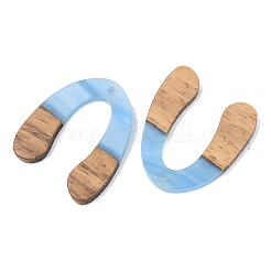 Resin & Walnut Wood Pendants&nbsp;RESI-S389-058B