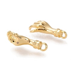 Brass ASL Pendants&nbsp;ZIRC-L098-031G