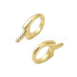 Rack Plating Brass Pendant Bails&nbsp;KK-S397-19B-G