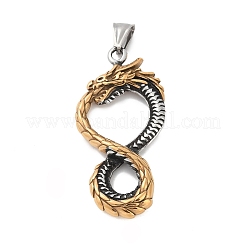 316 Surgical Stainless Steel Big Pendants Ion Plating(IP)&nbsp;STAS-D304-02AS+G