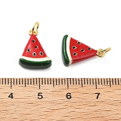 Brass Enamel Pendants&nbsp;KK-L237-029G-03