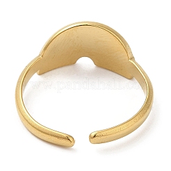 304 Stainless Steel Open Cuff Rings&nbsp;RJEW-K245-81G