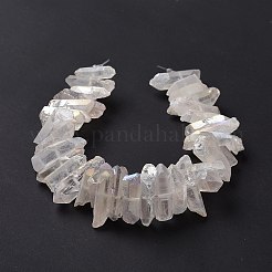 Natural Quartz Crystal Points Beads Strands&nbsp;G-K181-B28