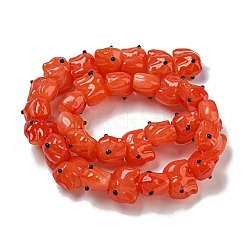 Handmade Transparent Glass Beads&nbsp;GLAA-N0028-01G