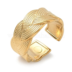 304 Stainless Steel Cuff Open Rings for Women&nbsp;RJEW-L341-03A-G
