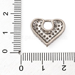 Brass Micro Pave Cubic Zirconia Pendants&nbsp;KK-P308-14P