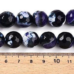 Dyed Natural Agate Beads Strands&nbsp;G-T141-01A-05