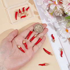 18Pcs 3 Styles Alloy Enamel Pendants&nbsp;FIND-WR0012-23