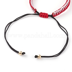 Adjustable Nylon Thread Braided Bracelet Making&nbsp;AJEW-JB00857-03