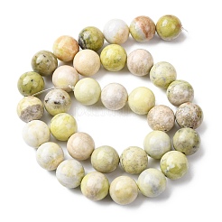 Natural Lemon Jade Beads Strands&nbsp;G-H343-D01-12mm-B
