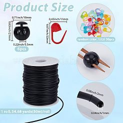 30Pcs Eco-Friendly ABS Plastic Knitting Crochet Locking Stitch Markers Holder&nbsp;IFIN-SC0001-96C