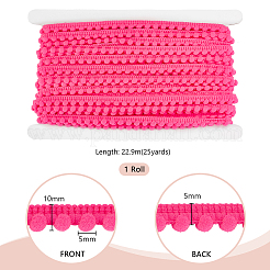 24~25 Yards Polyester Lace Trim&nbsp;OCOR-PH0004-29A