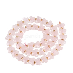 Natural Rose Quartz Beads Strands&nbsp;G-N371-10A-07