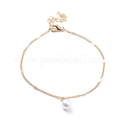 4Pcs 4 Style Alloy Chain Anklets Sets&nbsp;SJEW-D009-08KCG