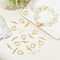 Brass Toggle Clasps&nbsp;KK-BBC0021-06