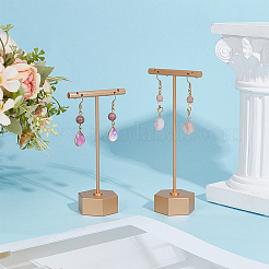 6 Sets 2 Styles Alloy T Bar Single Dangle Earring Display Stands&nbsp;EDIS-DR0001-12