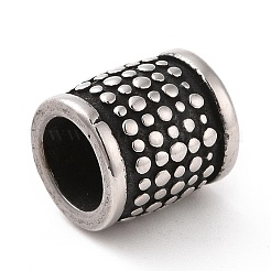 304 Stainless Steel Large Hole Beads&nbsp;STAS-M301-29AS