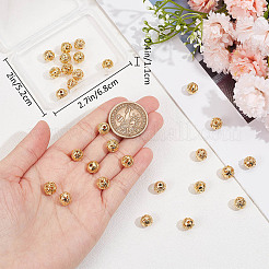 32Pcs 8 Style Alloy Hollow Beads&nbsp;PALLOY-BBC0001-05