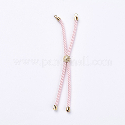 Nylon Twisted Cord Bracelet Making&nbsp;X-MAK-F018-13G-RS