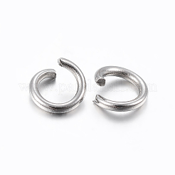 Tarnish Resistant 304 Stainless Steel Open Jump Rings&nbsp;A-STAS-H437-3x0.6mm