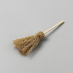 Halloween Wood Mini Broom&nbsp;DJEW-WH0016-57