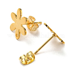 201 Stainless Steel Stud Earrings Finding&nbsp;STAS-B045-11G