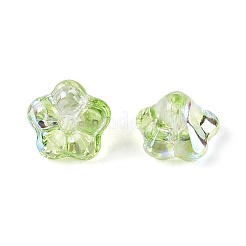 Electroplate Transparent Glass Beads Strands&nbsp;EGLA-N055-03A-02