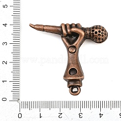 Tibetan Style Alloy Pendants&nbsp;AL-CBA2376-06R