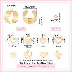 DIY Charms Cuff Ring Making Kit&nbsp;STAS-UN0051-38